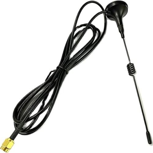 1PC 2.4Ghz 3dbi Sucker Wifi Antenna with Magnetic Base Extension Cable 1.5m SMA Male Connector for Laptop