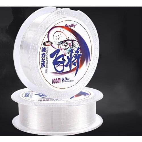 2pcs/lot 100m 0.8 - 8.0 Nylon Fishing Lines Durable Monofilament Rock Sea Fishing Line Thread Linha Multifilamento Fishing Gear