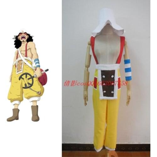 2016 Anime One Piece Usopp Cosplay Costumes Two years later