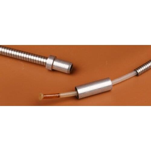 4pcs Mountain Bike Bicycle V Brake Cable Stainless Steel Brake Tube Fittings For Modification /folding/mountain Bikes Accessory