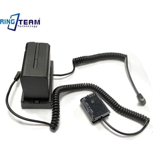 7.2V / 12V NPF Battery Plate with Coiled DC Cable + PW20 for Sony Camera NEX F3 5 7 SLT-A33 A55 SLT-A35 a7 a6000 a3000 A6300 A50