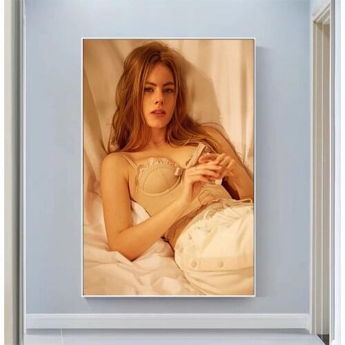 Annabel Smit Sexy Model Pretty Girl Swimsuit Pose Wall Silk Cloth HD Poster Art Home Decoration Gift