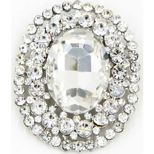 DHL Free Shipping Factory Cheap Big Glass Crysal Rhinestone Wedding Elegant Brooch