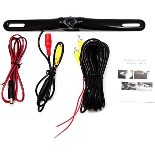 CMOS HD 160 degree Wide Angle reversing camera Car License Plate Backup Camera Waterproof rear view camera