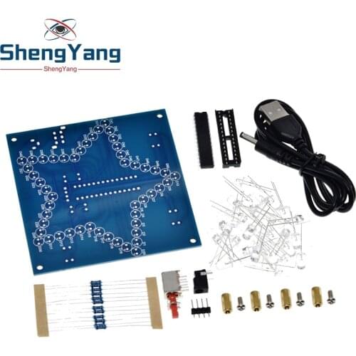 DIY Electronic Kit Five-Pointed Star Colorful Glare LED RGB Module Water Light 51 Single Chip Microcomputer For Arduino