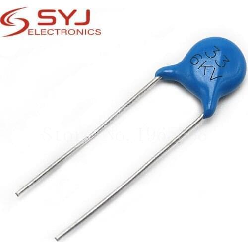 20pcs/lot High-voltage ceramic capacitors 6KV33 6KV33J In Stock
