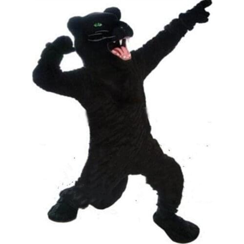 Black Leopard Mascot Costume Suits Cosplay Party Game Outfits Carnival Halloween Fursuit Handmade Interesting Cartoon Character