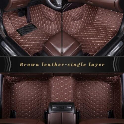 Black Car floor mats for jaguar xf f pace xj xe xk type accesorios