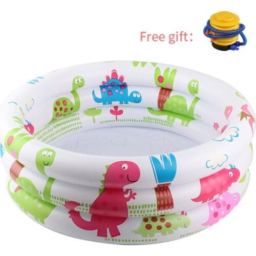 25*60cm Round inflatable baby swimming pool with air pump portable children home swimming pool bathtub