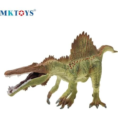 MKTOYS Jurassic World Dinosaur Park Moroccan Spinosaurus Dinosaurio Model Gifts Toys for Children Dinosaure Action Figures