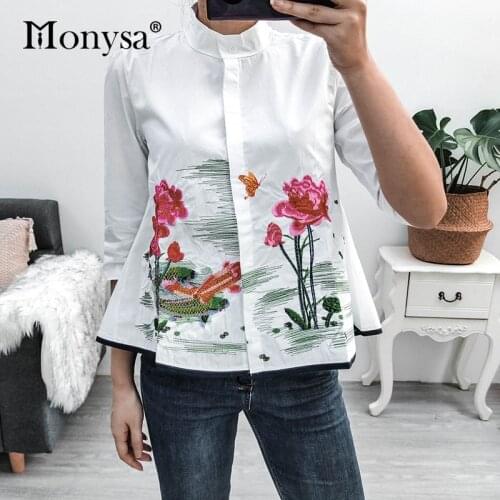 Monysa Womens White Shirts