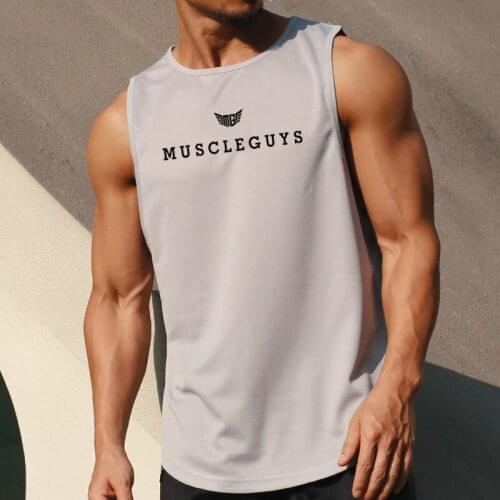 Mens Summer Mesh Vest Breathable Hollow Loose Fitness Sports Youth Soft & Comfortable T-shirt