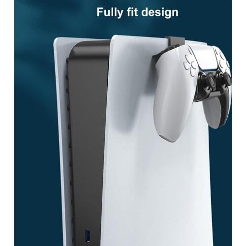 2pcs For PS5 Headphone Wall Mount Holder Bracket Hanger Hook Storage Stand For PS5 Host Headset Console Gamepad Game Accessories