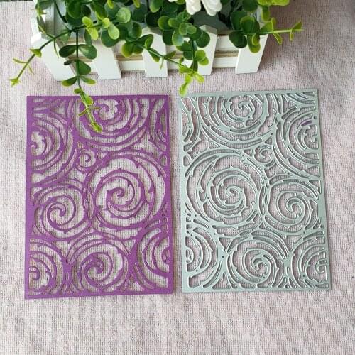 New ring bottom plate Floral pattern background pattern metal cutting die, paper handicraft scrapbook card DIY decoration