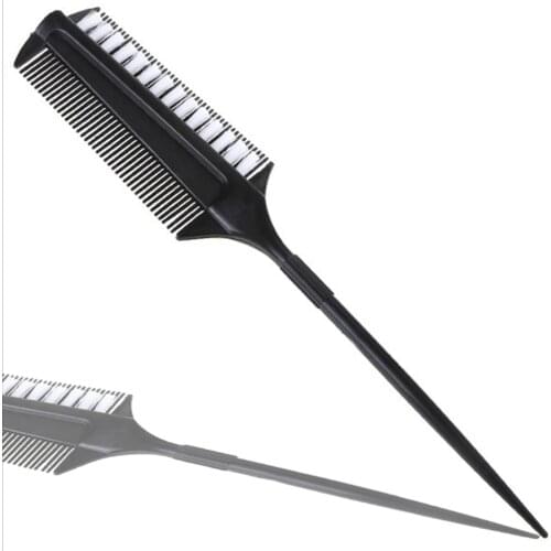 Plastic Salon Hair Brushes Bleach Tint Perm Brush Dye Coloring Comb Styling Tools Salon Dyeing Kits Hairdressing Combs