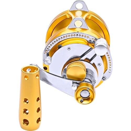 All Metal Raft Fishing Reel Fly Fishing Reel One-way Slow Swing Iron Drum Fishing Reel DG30-50 Fishing Tool Wheel Spinning Reel
