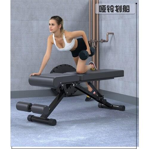 Finer Form 5-in-1 Adjustable Weight Bench-Foldable Multi-Purpose Bench for Full Body Workout