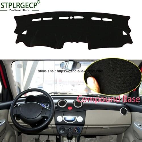 StplrgeCP For lifan 620 double layer Car Dashboard Cover Avoid Light Pad Instrument Platform Dash Board Cover Sticker