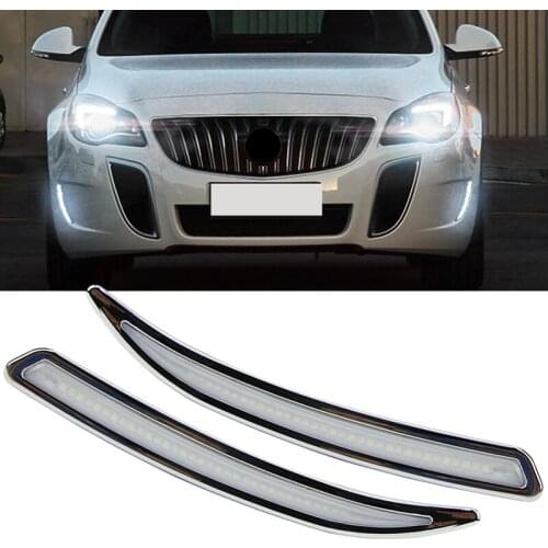 LED DRL Daytime Running Light Fog Light Lamp w/Turn Signal DC 12V Fit for Buick Regal GS Opel Insignia OPC 2008-2017