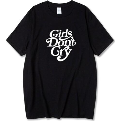 2021New High Quality Men Women Tees Girls Don't Cry Printed T-shirts Pure Cotton O-Neck T Shirt Men Casual Fashion Male Tops Tee