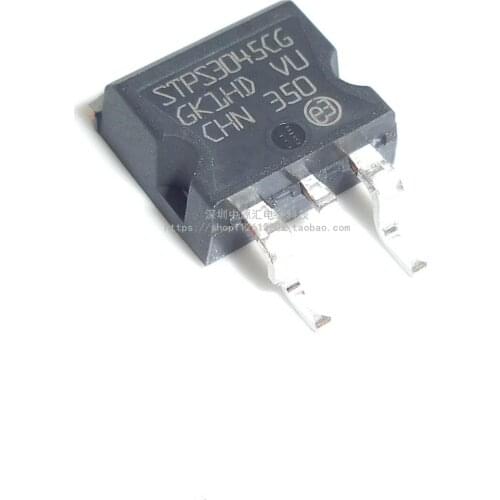 100% nuevo 10 pcs/lote STPS3045CG STPS3045 30A45V STPS2045CG STPS2045 20A45V TO-263 Transistor origina