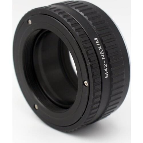 M42-NEX Macro Adjustable Focusing Helicoid Adapter For M42 lens to Sony E Mount Camera A6000 A6300 NEX-5 NEX-7 A7 A9