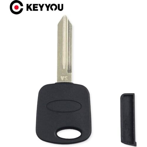 KEYYOU For Ford Focus Escape Mercury Transponder Chip Key Blank Remote Car Key Shell Case Fob Uncut FO38 Blade 1998-2005