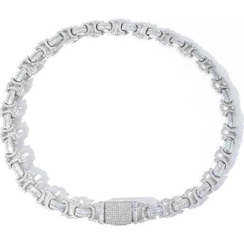 13mm Cuban Chain Necklace Iced Out Micro Pave Cubic Zirconia For Men Women Necklace Fashion Hip Hop Jewelry Gift