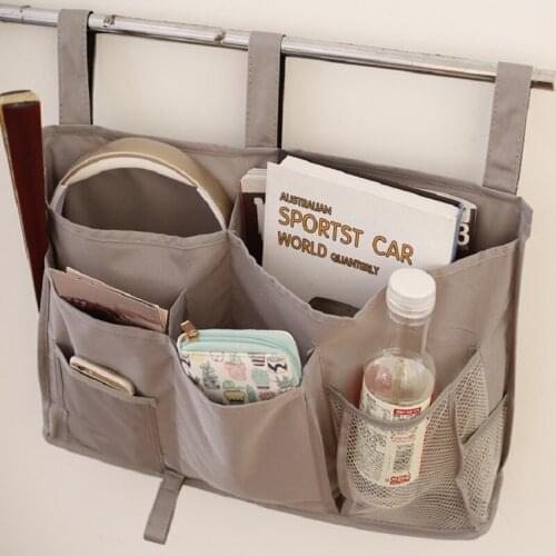 Newborn Baby Bed Organizer Hanging Bags Crib Household Storage Bag Infant Essentials Bottle Organizer Cot Kid Cradle Bedding Set