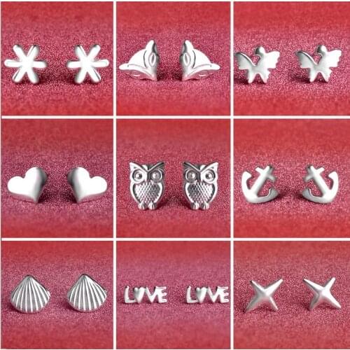 HH-E001 Hot sterling earrings , fashion jewelry , Aubergine /caxaksea alfajcma silver color