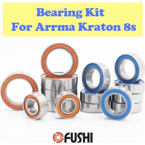 Bearing Kit Compatible For Arrma Kraton 8s Bearing Kit Precision Ball Color Rubber Seals 26Pcs