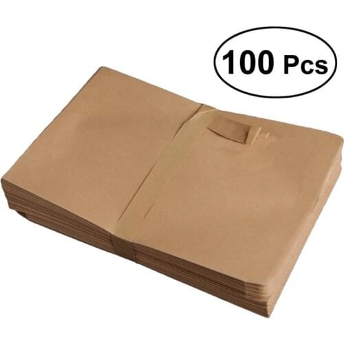 100Pcs Retro Blank Envelopes Thickening Paper Envelopes for Multipurpose Currency Exchange Business Use Personal Letter Sending