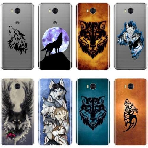 Cool Wolf Men Phone Case Silicone For Huawei Y5 Y6 Y7 Prime 2018 Y9 2019 Soft Back Cover For Huawei Y3 Y5 Y6 Y7 2017 II Pro Case