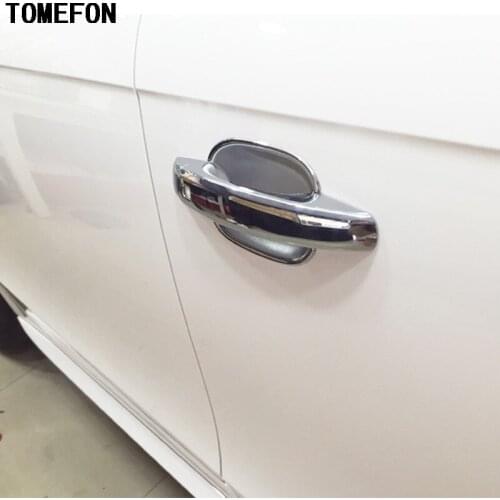 Door Handle Cover Door Bowl Cover ABS Chrome Trim Styling For Audi A4 Q3 Q5 2013 2014 2015 Left Hand Drive Only