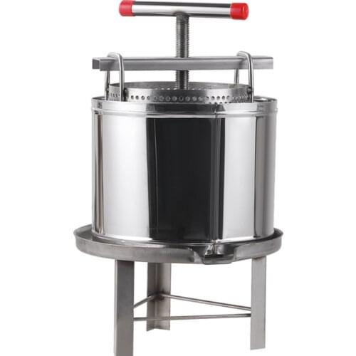 Stainless Steel Honey Squeezing Machine Household Wax Squeezing Honeycomb Juice Closed Outer Barrel Type Honey Press Tools