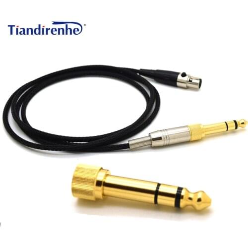Upgraded Headphone Cable for AKG K702 Q701 K271 K240 K267 K712 Headset Replacement Audio Wire 6.35 / 3.5mm Male to Mini XLR
