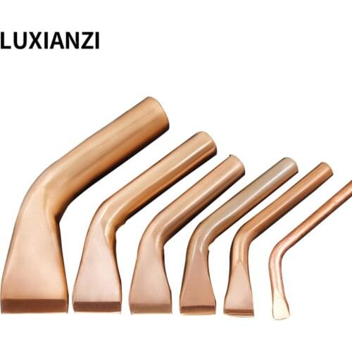 LUXIANZI Copper Electric Soldering Iron Tip Head For Soldering Rework Station Repair Tool Welding Heater Replacement Core