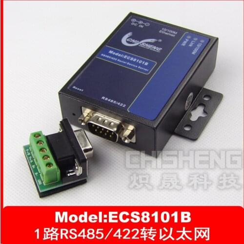 New ECS8101B 1-port RS485/422 to Ethernet 485/422 to TCP/IP 5V power- supply