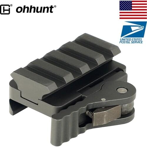 QD Quick Release Mount Adapter Metal Compact Mount fit Hunting Laser Scope 20mm Picatinny Gun Rail Base