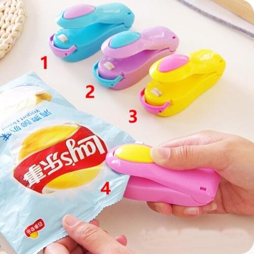 Portable Household Mini Heat Sealing Machine Sealer Impulse Plastic Poly Bag Not Battery Home Package Resealer Heat Sealer