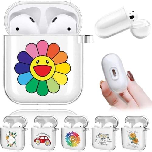 Silicone Case Protective Cover for Apple Airpods 1/2 Bluetooth Wireless Earphone Cover For Air Pods Charging Box Bags