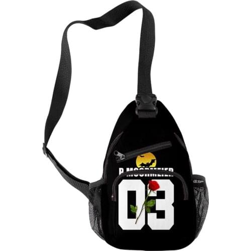 JADEN HOSSLER merch 3D Merch Shoulder Bag Crossbody Outdoor Sports One Shoulder Chest Daily Canvas Crossbody Bag