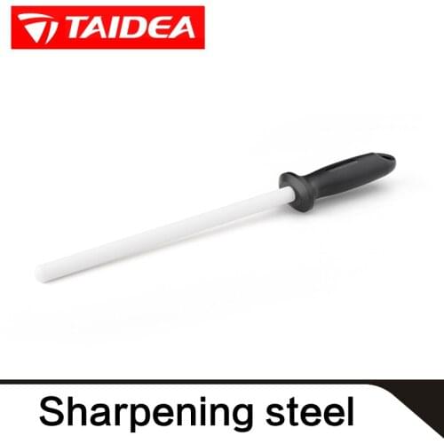 TAIDEA 8/10/12inch sharpening rod kitchen Diamond Ceramic sharpening steel fast Grinder Professional sharpener sharpening system