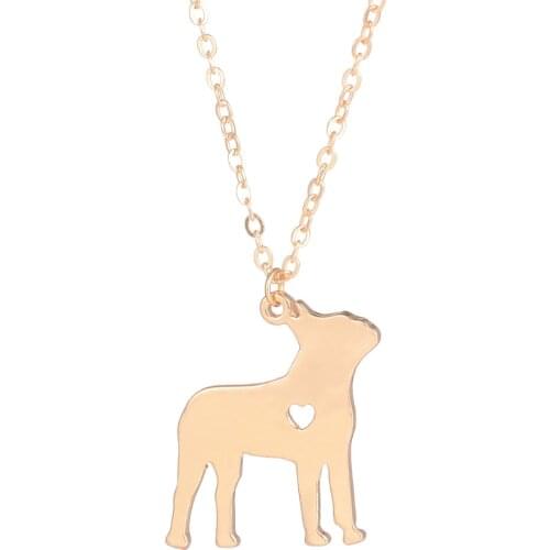 Boston Terrier Dog Pendant Choker Necklace for women christmas gift Jewelry for dog lover gold /silver plated