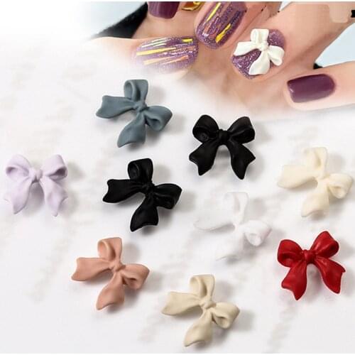 3D Nail Art Butterfly Decoration Parts Nail Crystals Bow Rhinestone Nail Supplies Gel Polish Accessorie Polish Ornament For Nail