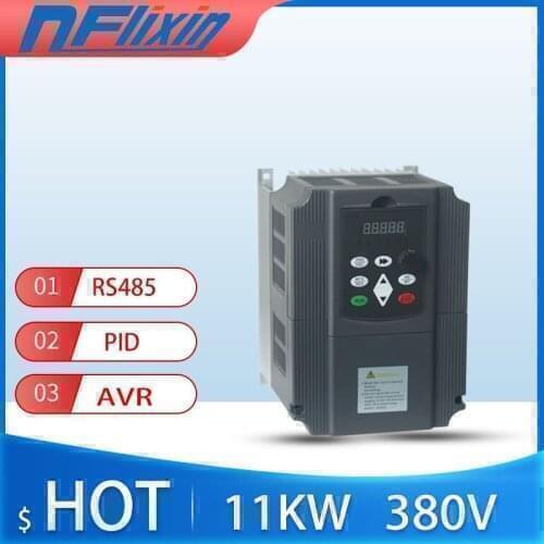 7.5KW 11KW VFD /3Phase 380V Frequency Inverter-Free Shipping-Vector control Frequency inverter/ VSD