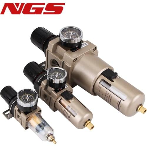 AW2000-02 AW3000-02 AW3000-03 AW4000-04 AW5000-06 AW5000-10 Manual Automatic pneumatic Air Filter Regulator Oil Water Separation