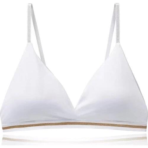 In 2021, Womens New Sexy Seamless Thin Shoulder Belt Bra, Fashionable Without Steel Ring, Comfortable And Breathable Bikini Bra