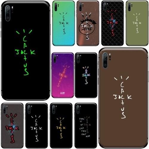 Cactus jack letter words Phone Case For Huawei honor Mate P 9 10 20 30 40 Pro 10i 7 8 a x Lite nova 5t