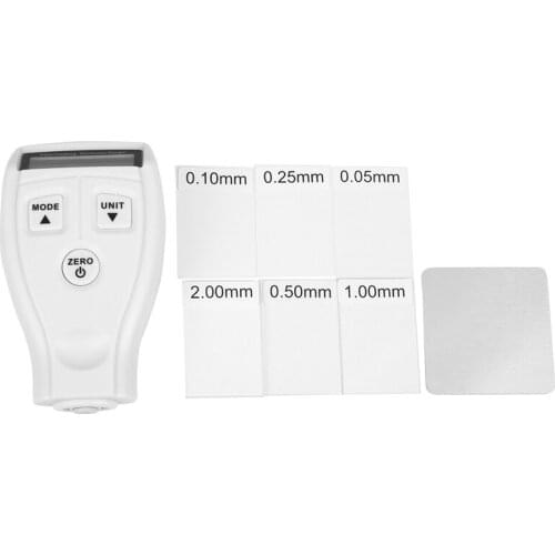 GM200 Ultrasonic Galvanize Painting Coat Film Measure Tester Thickness Gauge for Car Coating Thickness Measure Paint (White)